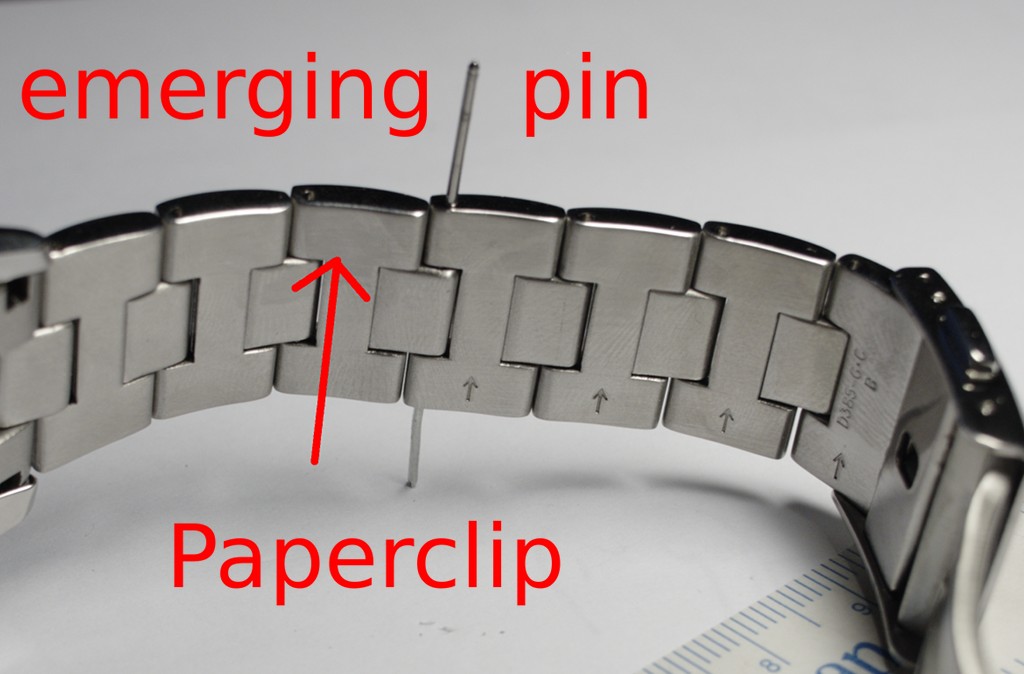How to resize a Seiko “collar and pin” watch band | Just another small blog